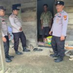 Polsek Bonai Darussalam Salurkan Bantuan Sosial melalui Program JALUR, Wujudkan Kehadiran Polri di Wilayah Pinggiran Sungai Rokan